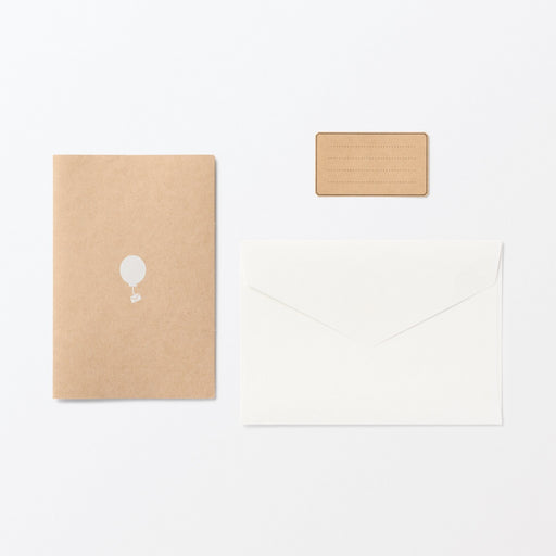 Honeycomb Paper Pop-Up Card - Balloon MUJI
