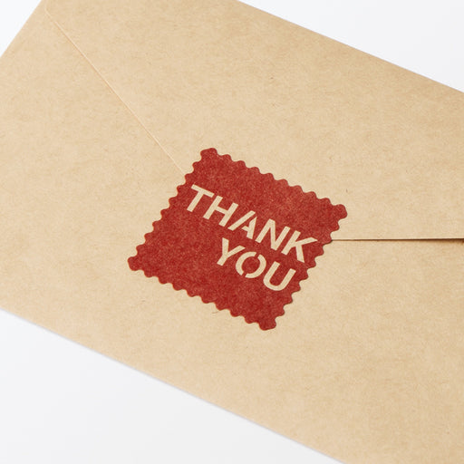 Gift Sticker - THANK YOU - 1.4 x 1.4" MUJI