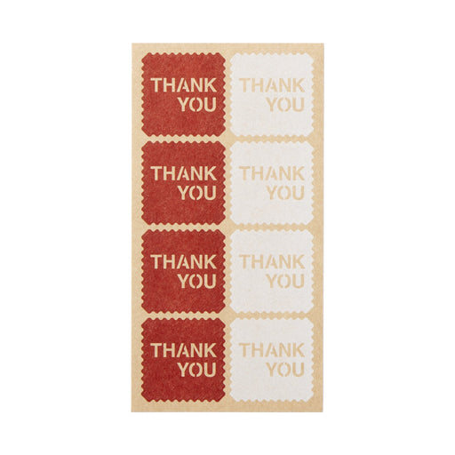 Gift Sticker - THANK YOU - 1.4 x 1.4" MUJI