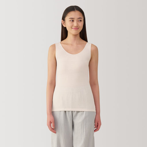 Women's Moisture-Wicking Cotton Lightweight Tank Top MUJI