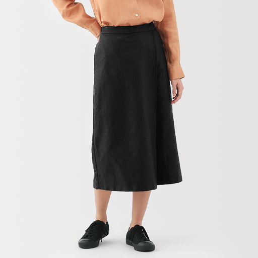 Women's Hemp Blend Twill Dress Trousers MUJI