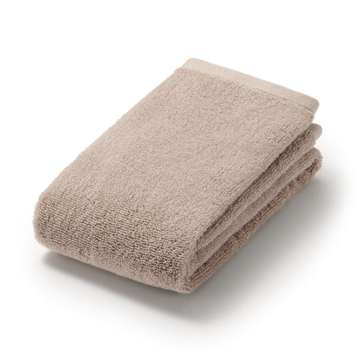 Twin Pile Face Towel Pink Beige MUJI