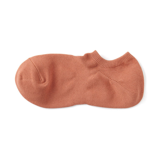 Right Angle Sneaker Socks Light Orange MUJI