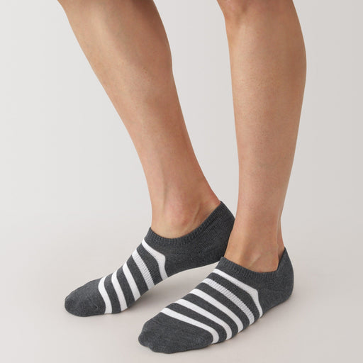 #deleted [import] Right Angle Striped Sneaker Socks MUJI