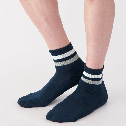 Right Angle Pile Short Socks MUJI