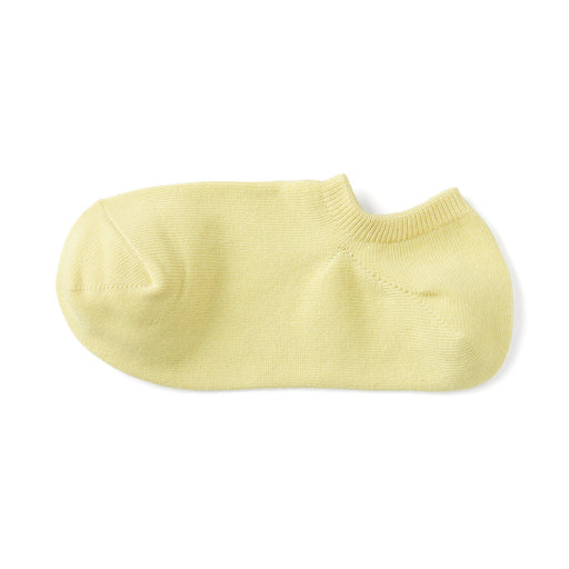 Right Angle Sneaker Socks Light Yellow MUJI