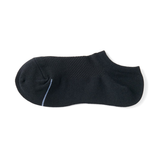 #deleted Right Angle Breathable Mesh Sneaker Socks DAF40A5S Black MUJI