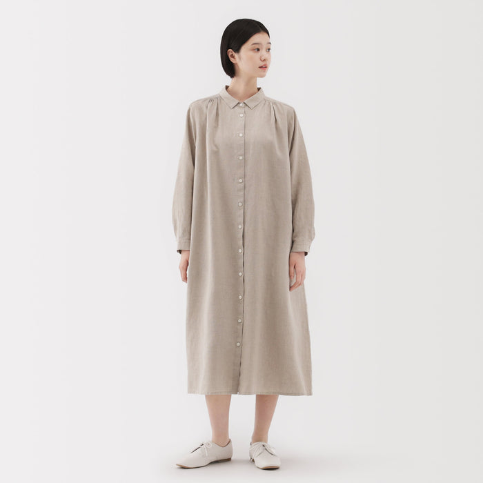 Women's Linen Shirt Dress
