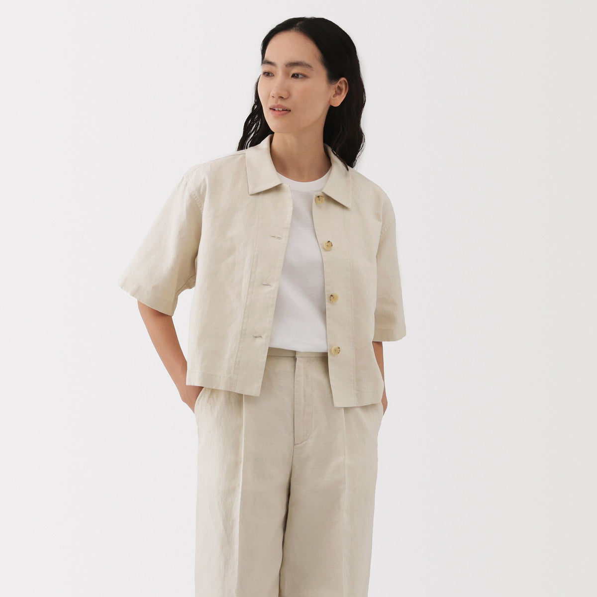 Women's Hemp Blend Twill Shirt