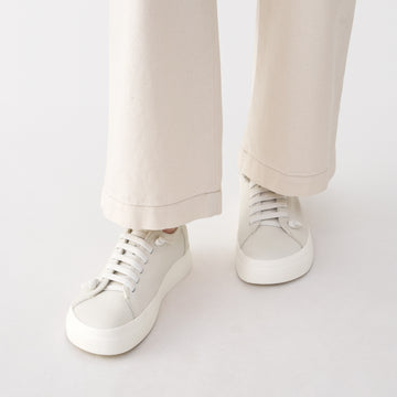 Labo Leather Low-Cut Sneakers MUJI
