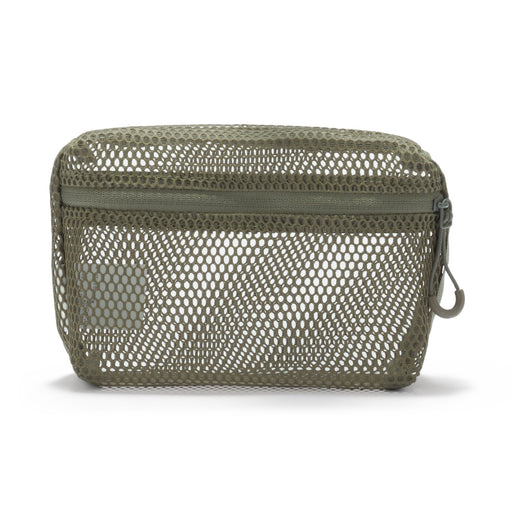 Gusset Mesh Case - Small Khaki MUJI
