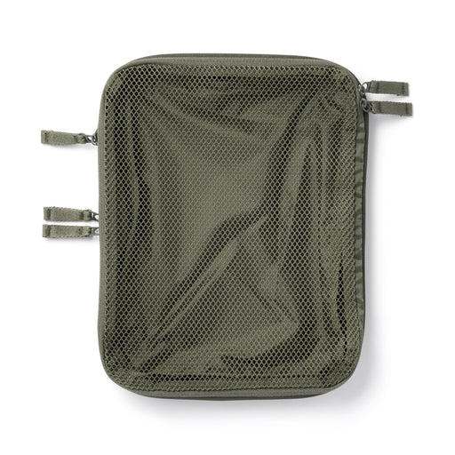 Polyester Gusset Compression Case - Small Khaki MUJI