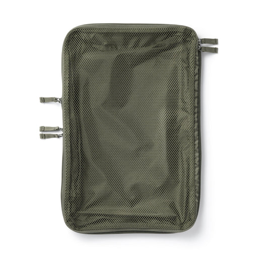 Polyester Gusset Compression Case - Medium Khaki MUJI