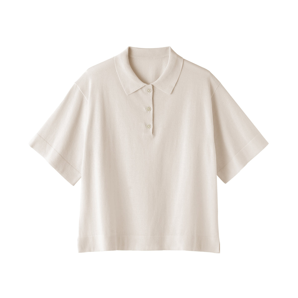 Women's Light Knit Polo Jumper