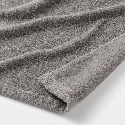 Pile Weave Blanket Charcoal Gray MUJI