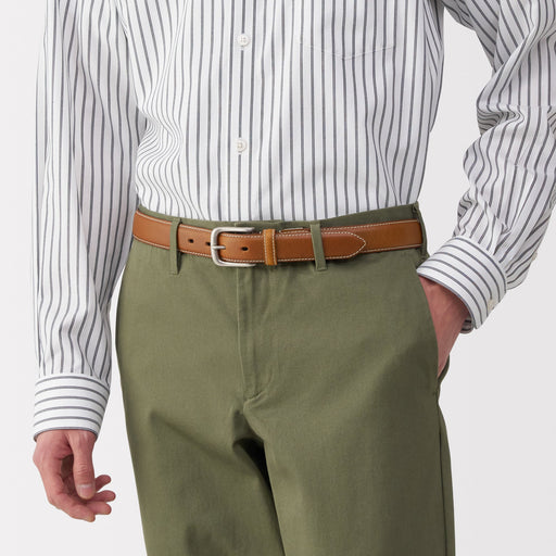 Tanned Leather Adjustable Belt MUJI