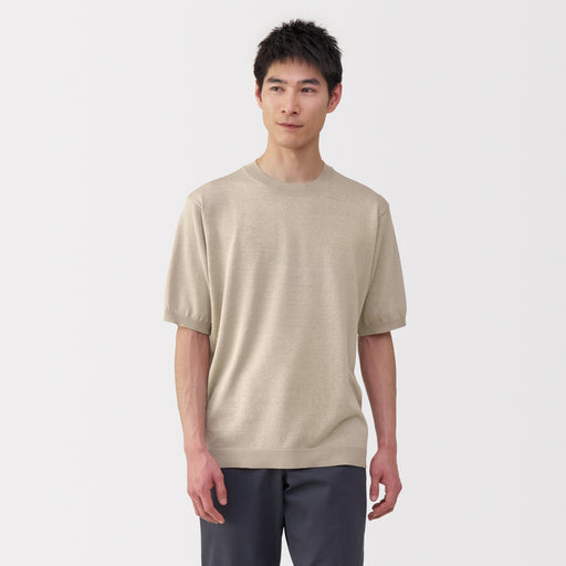 Men's Hemp Blend Crewneck Sweater MUJI