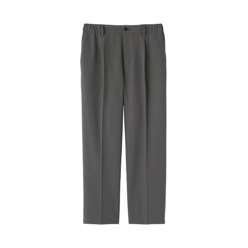 Women's Breathable Seersucker Tapered Pants Dark Gray MUJI