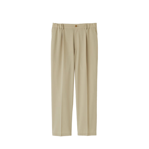 Women's Breathable Seersucker Tapered Pants Beige MUJI