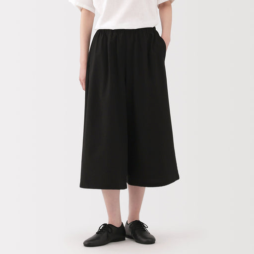 Women's Breathable Seersucker Easy Cropped Pants MUJI