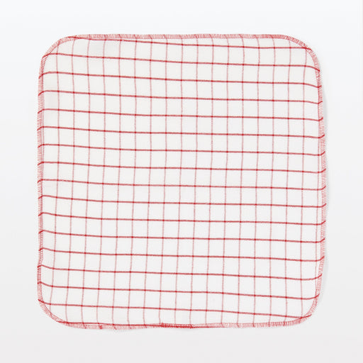 Indian Cotton Kitchen Cloths - Red (6 Pack) MUJI