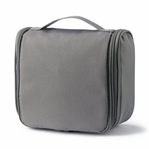 Polyester Hanging Toiletry Case Medium Gray MUJI