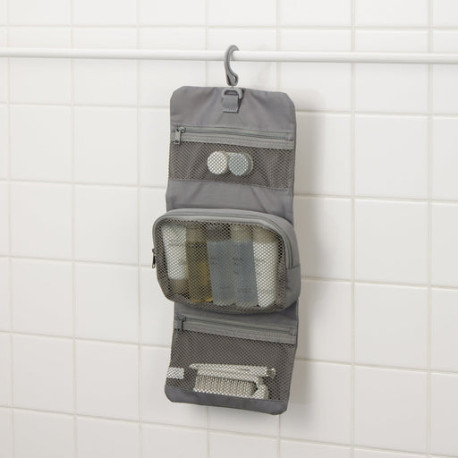 Polyester Hanging Case With Pouch Medium Gray MUJI