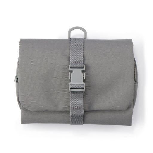 Polyester Hanging Case With Pouch Medium Gray MUJI