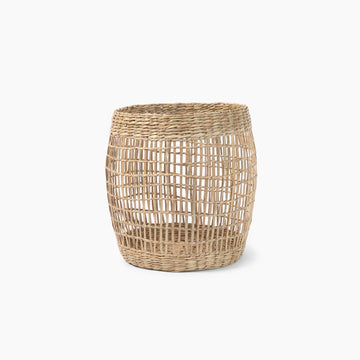 Seagrass Storage Basket - Round Small (Dia. 10.2 x H10.2") MUJI