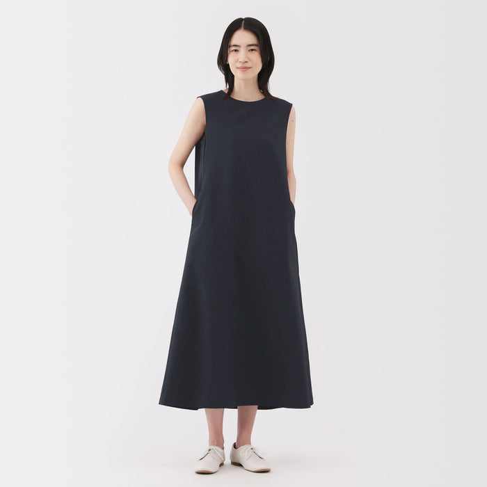 Women's Breathable Seersucker Sleeveless Dress