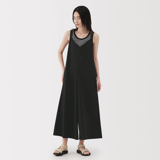 Women's Breathable Seersucker Overalls MUJI