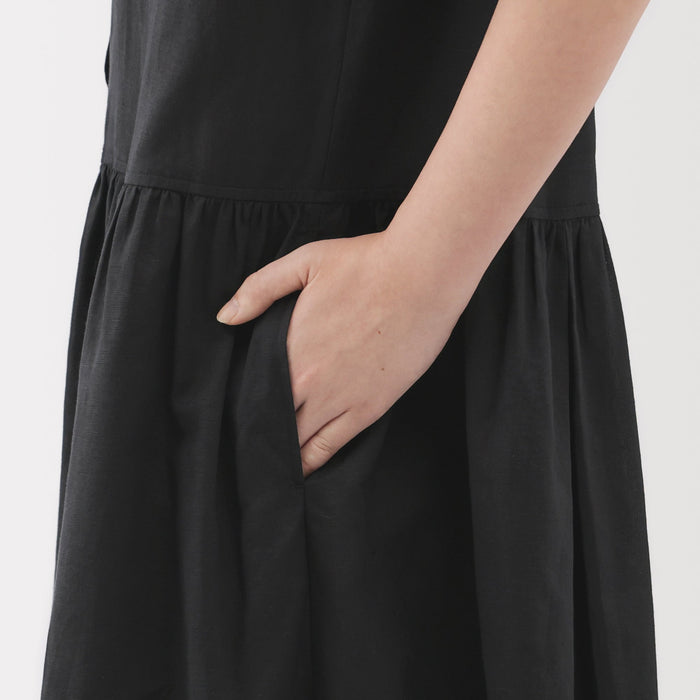 muji cotton dress High-Twist Cotton Sheer Dress