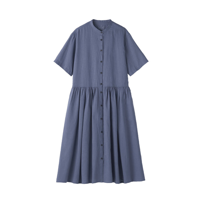 muji cotton dress High-Twist Cotton Sheer Dress | Women's Dresses