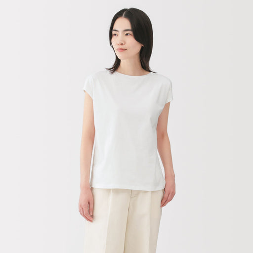 Women's Jersey French Sleeve T-Shirt MUJI