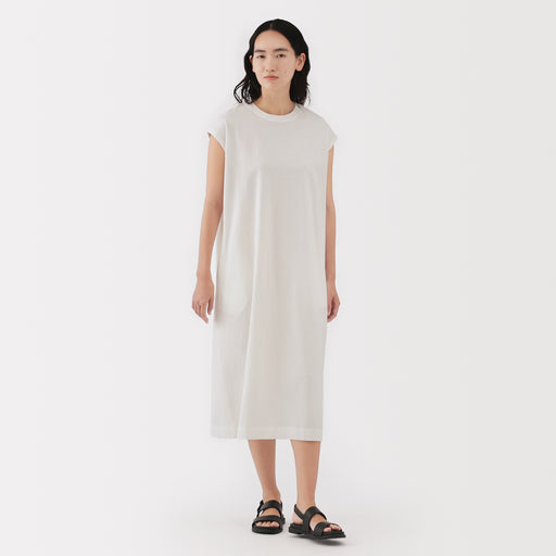 Women's 2-Ply Jersey French Sleeve Dress MUJI