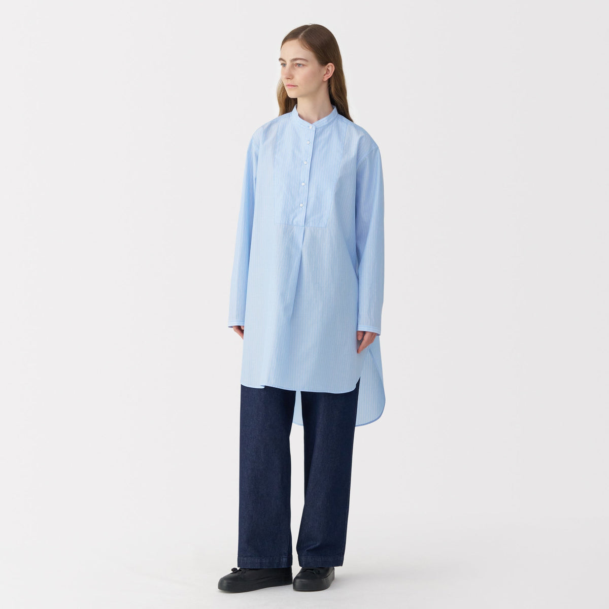 Labo Women's Silk Blend Striped Tunic