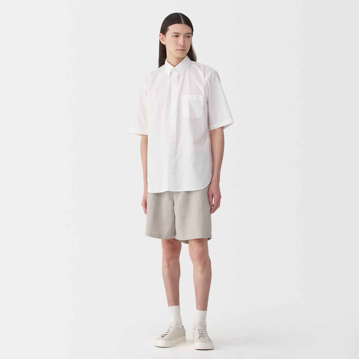 Labo Men's Ramie Fabric Shorts