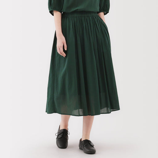 #deleted [import] Women's High Twisted Veil Gathered Skirt MUJI