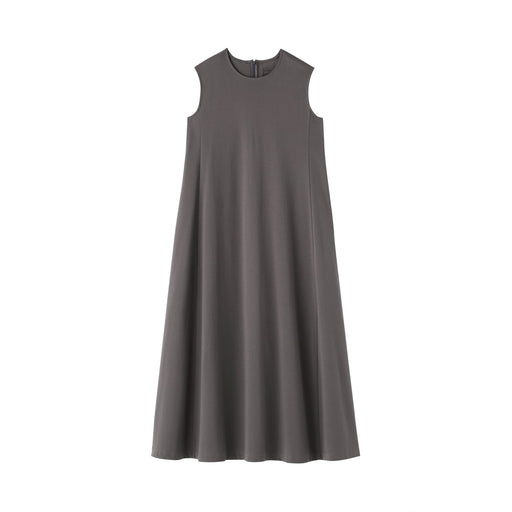 Women's Cool Touch Sleeveless Dress Charcoal Gray MUJI