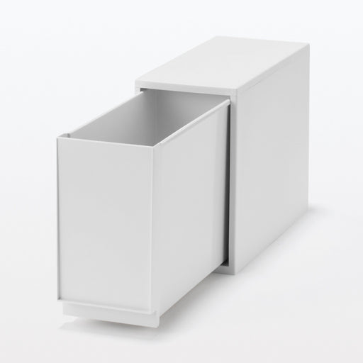 Polypropylene Drawer White Gray - Deep MUJI