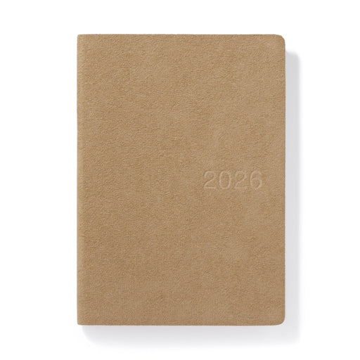 B6 Faux Suede Monthly/Weekly Planner From Dec. 2025 MUJI