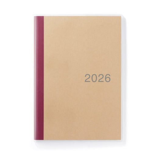 A5 Monthly Planner From Dec. 2025 - Sun. Start MUJI
