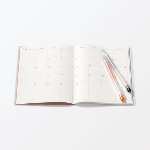 B6 Monthly Planner From Dec. 2025 - Sun. Start MUJI