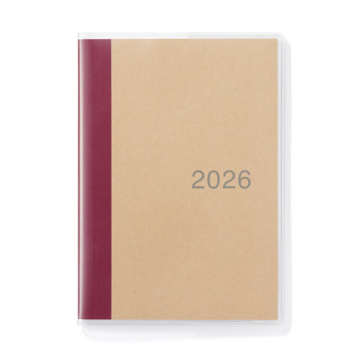 A6 Monthly Planner From Dec. 2025 - Sun. Start MUJI