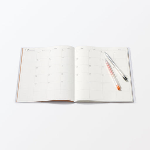 B5 Monthly Planner From Dec. 2025 MUJI