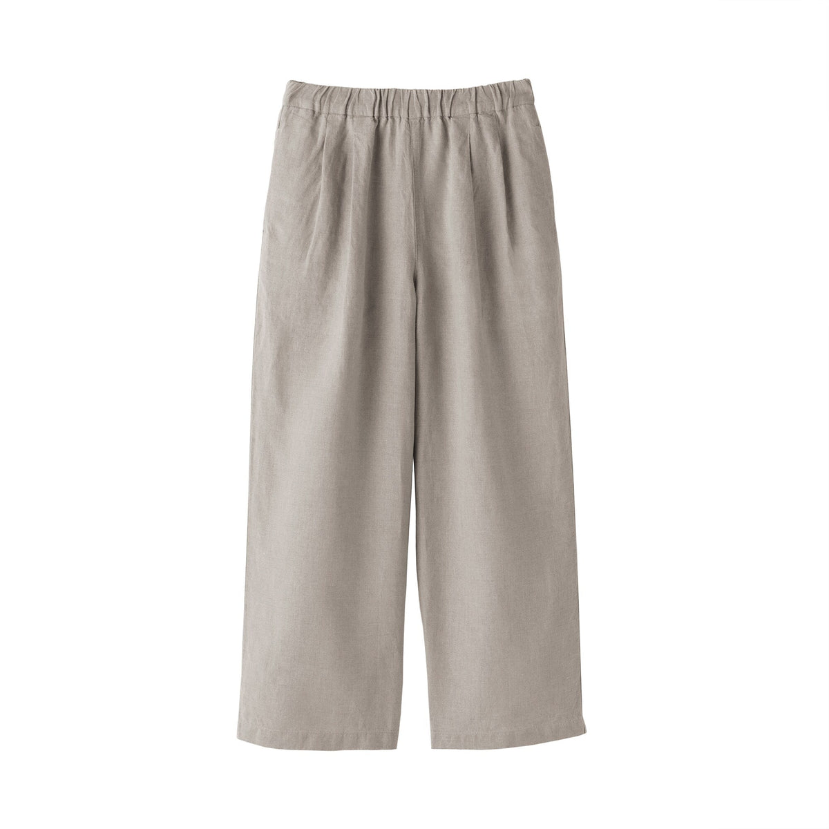Women's Washed Linen Easy Wide PantsNatural / XS