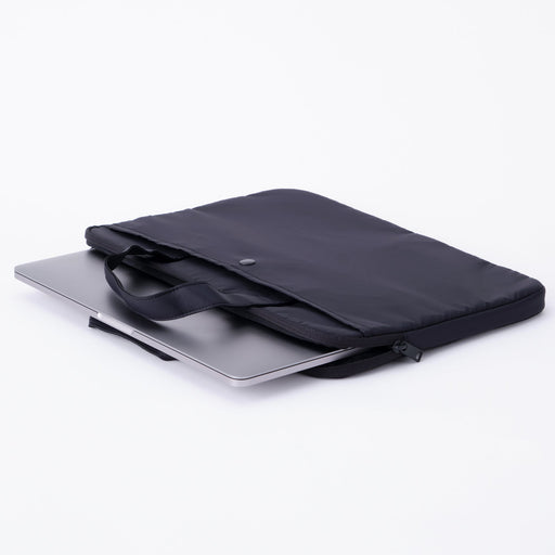 Parachute Cloth Wide Laptop Bag - Black MUJI