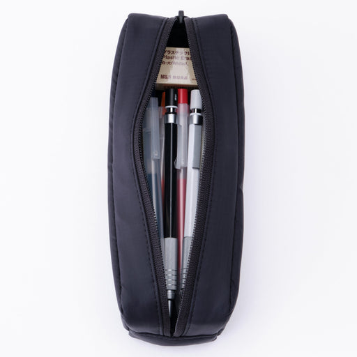 #missed JAN -imported - Parachute Cloth Pen Case - Black MUJI
