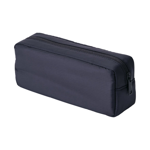 #missed JAN -imported - Parachute Cloth Large Pen Case - Black MUJI