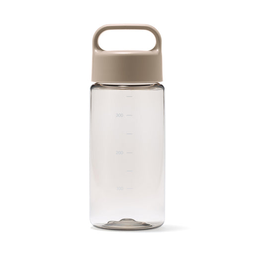 Easy-to-Carry Water Bottle With Scale - Sand Beige (11.8 fl oz) MUJI